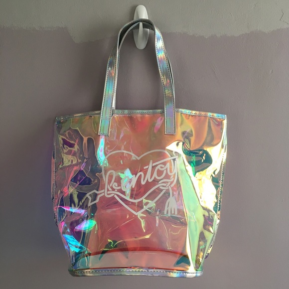 holographic beach bag